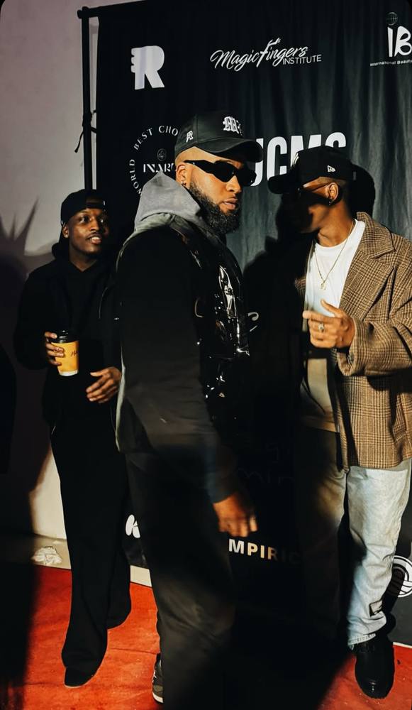 Guests arriving at an industry event